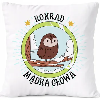 Polštář Dárek Polštář pro syna s potiskem v srpnu