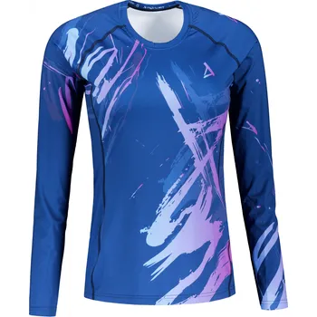 Dámské funkční tričko s dlouhým rukávem premium ALTISPORT VOJ/ALW074TR03 MODRÁ/FIALOVÁ M