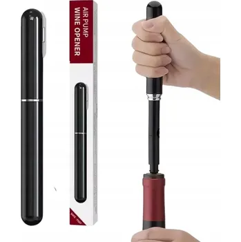 Otvírák Vývrtka Tlaková na Víno ViO TSG-551 Přenosná s Ořezávačem Fólie