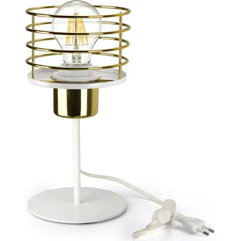 Lampička Noční Lampa Stolní GLAMOUR Zlatá Chromová Měď LED