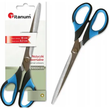 Kancelářské nůžky Kancelářské nůžky Titanum 18 cm