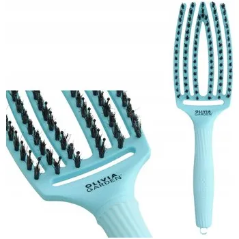 kartáč na vlasy Olivia Garden Kartáč FingerBrush Combo Dolce Vita Blue Sky