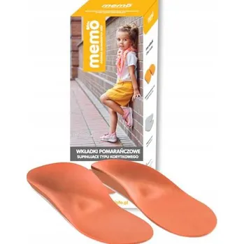 Vložka do bot Memo Supinační vložky do bot s korytkem, plné, velikost 25