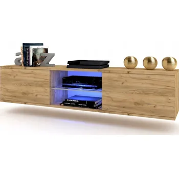 Komoda Závěsná skříňka Komoda RTV GLORIA Dub Craft 180