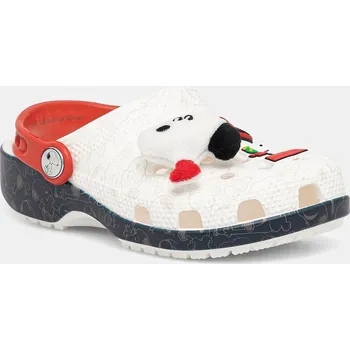 Dámská móda Dětské pantofle Crocs CROCS CLASSIC PEANUTS CLOG 211125.CROCS.CLASSIC.PE bílá 00X, EUR 34/35