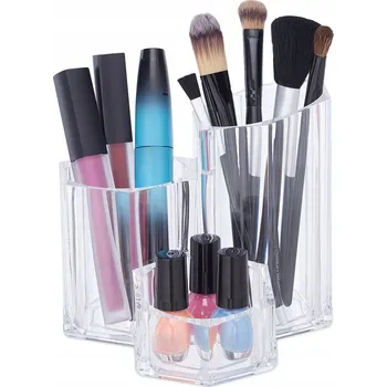 Kosmetická taška Kosmetická taštička Relaxdays průhledná