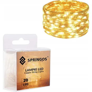 Vánoční dekorace Vánoční osvětlení na stromeček Springos do interiéru 2,2 m 11 - 20 světýlek