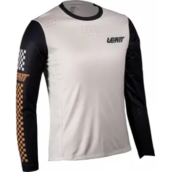 cyklistický dres LEATT Cyklistický dres s dlouhým rukávem letní - MTB ENDURO 4.0 W - bílá/černá M