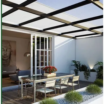 Polykarbonátová deska Sada 10 dutinových komorových desek | průhledná