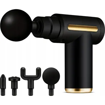 Masážní přístroj Masážní Přístroj na tělo Aptel DA297 akumulátorový černý 24 W, 4 hlavice, 6 rychlostí