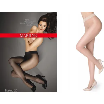 Dámské punčochy Punčocháče hladké Marilyn LUX LINE NAKED 20den béžové Visone velikost 3