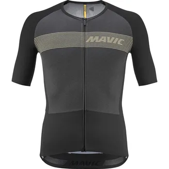 cyklistický dres Dres Mavic COSMIC BLACK (T000564), L