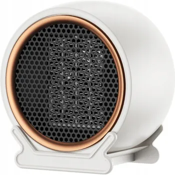 Přímotop Elektrický ohřívač NRMEN s ventilátorem 1300W - ČERNÝ