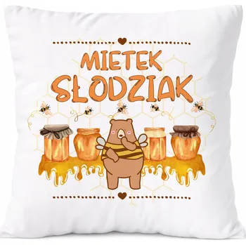 Polštář Dárek Polštář pro Adama, syna, dítě s potiskem