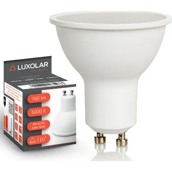 Žárovka LED žárovka Luxolar GU10 9 W teplá bílá 3000 K 760 lm