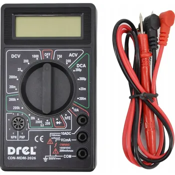 Ruční multimetr Drel CON-MDM-2026