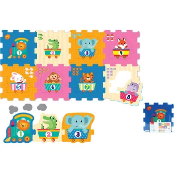 Měkké bloky zvířátka s čísly