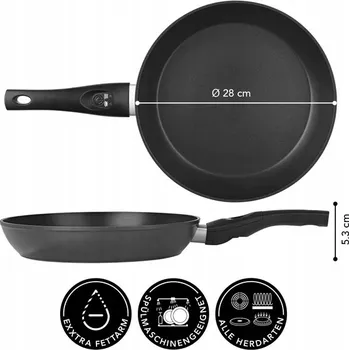 Pánev Tradiční pánev MAXXMEE 28 cm s nepřilnavým povrchem