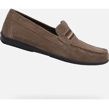 Pánská fitness obuv Pánské mokasíny GEOX ASCANIO BÉŽOVÁ 41