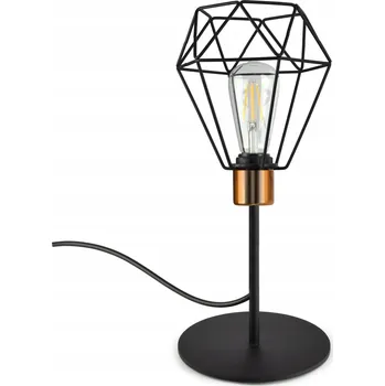 Lampička Noční Lampa Stolní Dekorativní Diamant Měděná LED