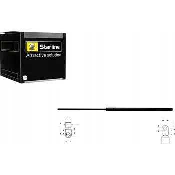 Dveře karosérie Plynová vzpěra zavazadlového prostoru Starline 14.14.800