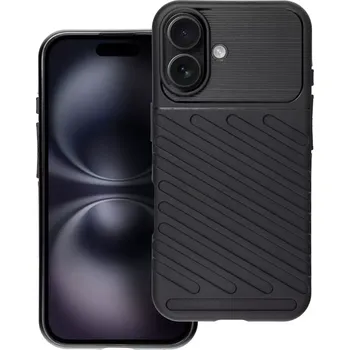 Pouzdro na mobilní telefon Odolné pouzdro Forcell Thunder Apple iPhone 17 – černé (Odolné pouzdro Forcell Thunder pro Apple iPhone 17 – zesílené rohy, zvýšené hrany, absorpce nárazů, podpora bezdrátového nabíjení)
