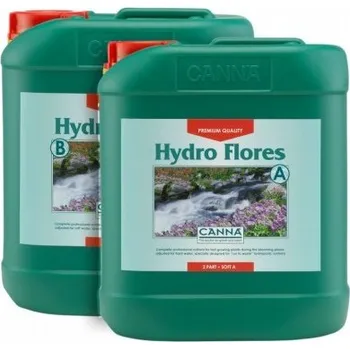 Hnojivo Canna Hydro Flores A+B 10 L, Tvrdost vody: Měkká