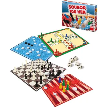 Desková hra DINO Hra Soubor 100 her variant *SPOLEČENSKÉ HRY* | AS130