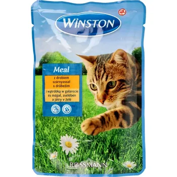 Krmivo pro kočku Winston mokré krmivo s drůbeží a játry v želé 100 g