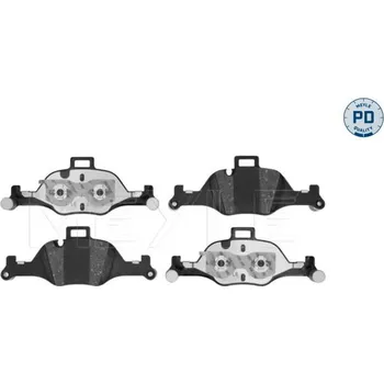 Brzdový systém Sada brzdových destiček, kotoučová brzda MEYLE 025 259 0018/PD