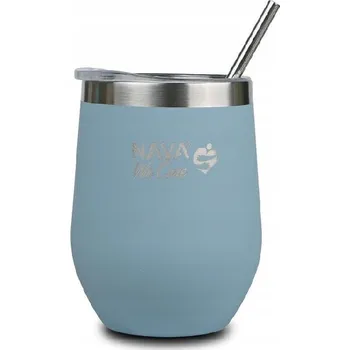 Termohrnek Termohrnek NAVA STRAW 360 ml modrý We Care