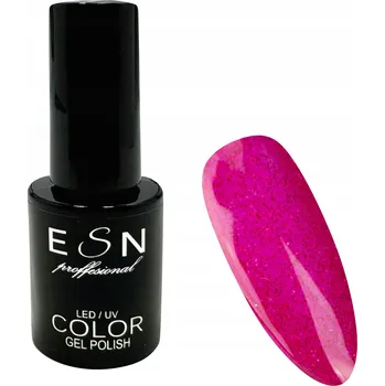 Přípravek na nehty ESN HYBRIDNÍ LAK EverShine hybridní lak 5g, třpytivý malinový růžový