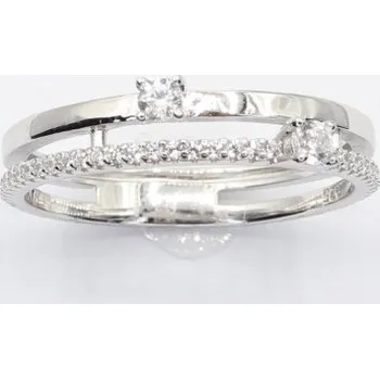 Prsten Stříbrný prsten s kamenem