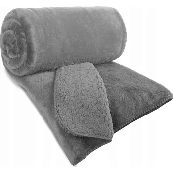 Přehoz na lůžko Přehoz na postel Eurofirany polyester 220 cm x 240 cm šedý