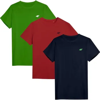 Pánské tričko Trička 4F M 4FWSS25TTSHM3956-90S pánské M