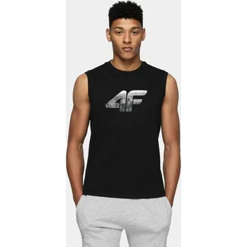 Pánské tričko bez rukávů 4F 4FWSS25TSLEM287-20S XL