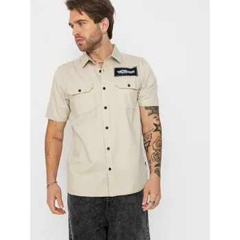 Pánská košile Volcom Volcom Ent (pale khaki) XL, hnědá