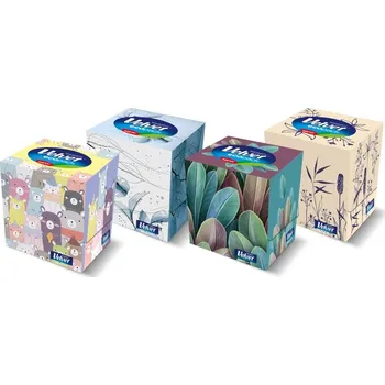 Papírový ubrousek Kosmetické ubrousky Velvet Cube třívrstvé