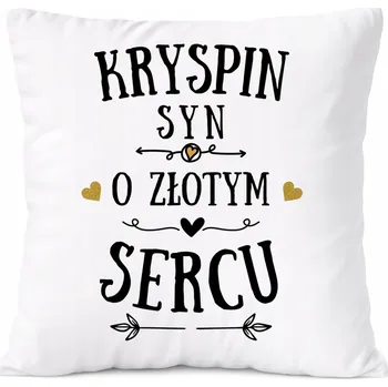 Polštář Dárek Polštář pro syna Joachima s potiskem