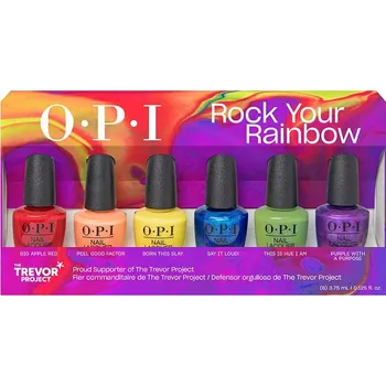 Lak na nehty OPI Nail Lacquer Rock Your Rainbow sada klasických laků na nehty 6 x 3,75 Ml