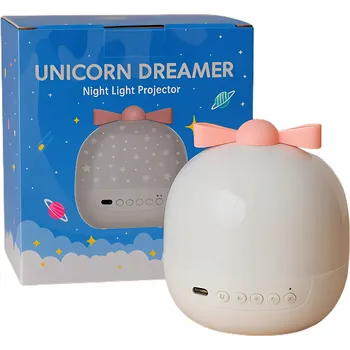 Lampička Projektor ViO PL-16 Noční Lampa Hudební - 6 projekcí Otáčení o 360 stupňů