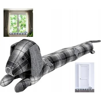 Polštář DORAZ VÁLEČEK ZÁBRANA PROTI PRŮVANU POD DVEŘE JEZEVČÍK MŘÍŽKA 13 12 x 90 cm