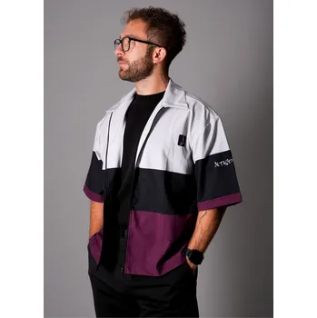 Pánská košile Pánská košile premium ALTISPORT VOJ/ALM051KOS01 VÍNOVÁ XL