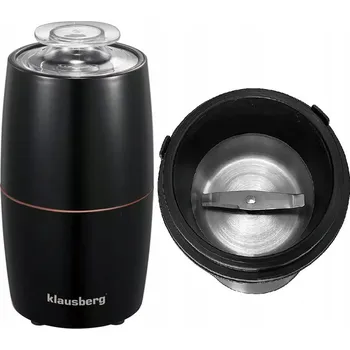 Kuchyňský mlýnek Elektrický mlýnek Klausberg plast 60 g černý