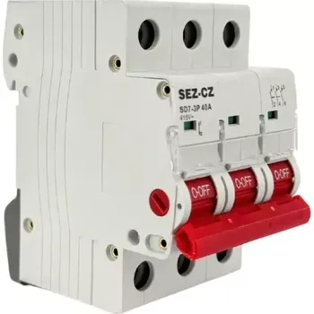 Jistič Modulární spínač SEZ SD73-40 trojpólový, 25 A, 6 kA (SEZ SD73-40)