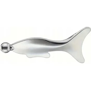 Masážní přístroj MASÁŽNÍ PŘÍSTROJ KOVOVÁ MASÁŽNÍ DESTIČKA S KULIČKAMI NA TĚLO - CHLADIVÁ NEREZOVÁ OCEL