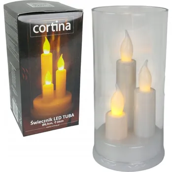 Obraz LED vklad do hřbitovní svíčky Cortina 16 cm