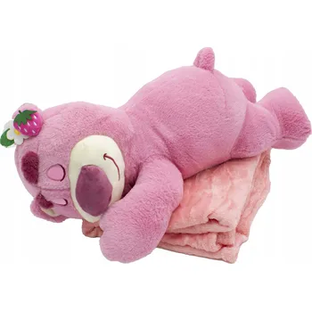 plyšák PLYŠÁK POLŠTÁŘ 50 cm + PLYŠOVÁ DEKA MEDVÍDEK S DEČKOU 3v1 Medvídek Sen