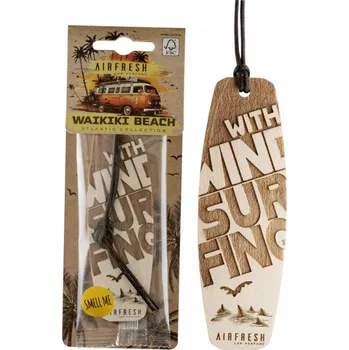 Vůně do auta VŮNĚ DO AUTA NA PALUBNÍ DESKU, ATLANTIC AIRFRESH, DŘEVO, WAIKIKI BEACH
