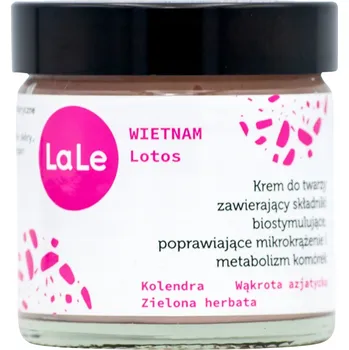 Pleťový krém Hydratační krém na obličej La-Le Vietnamský Lotos denní krém 60 ml